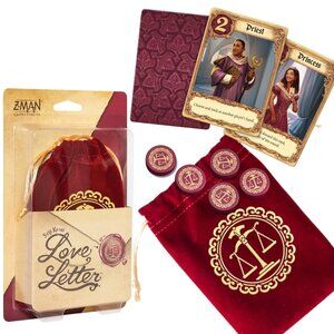 Love Letter Classic Card Game Quick Deduction & Strategy 2-6 Players Z-Man Games